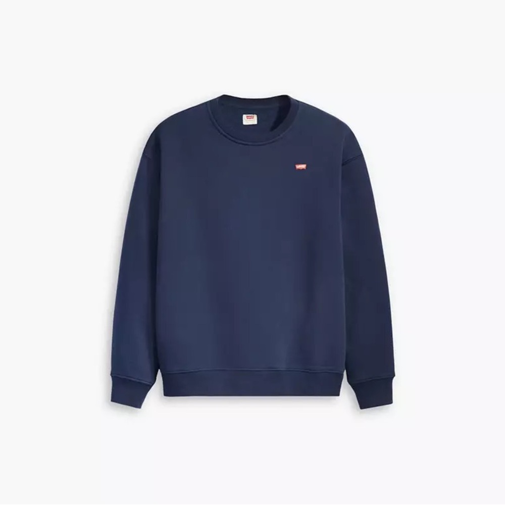 Levi’s Unisex Crewneck Navy Sweatshirt, Small